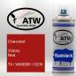 Preview: Chevrolet, Victory Red, 74 / WA9260 / GCN: 400ml Sprühdose, von ATW Autoteile West.